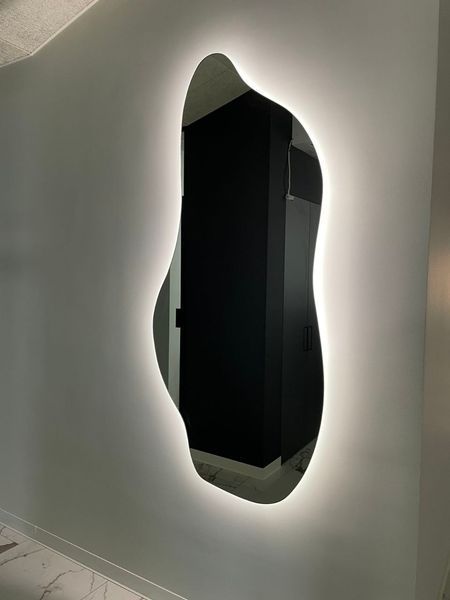 Зеркало Иллюзия XL 80х170 см, с подсветкой Нейтральный белый, включение "Помах руки"